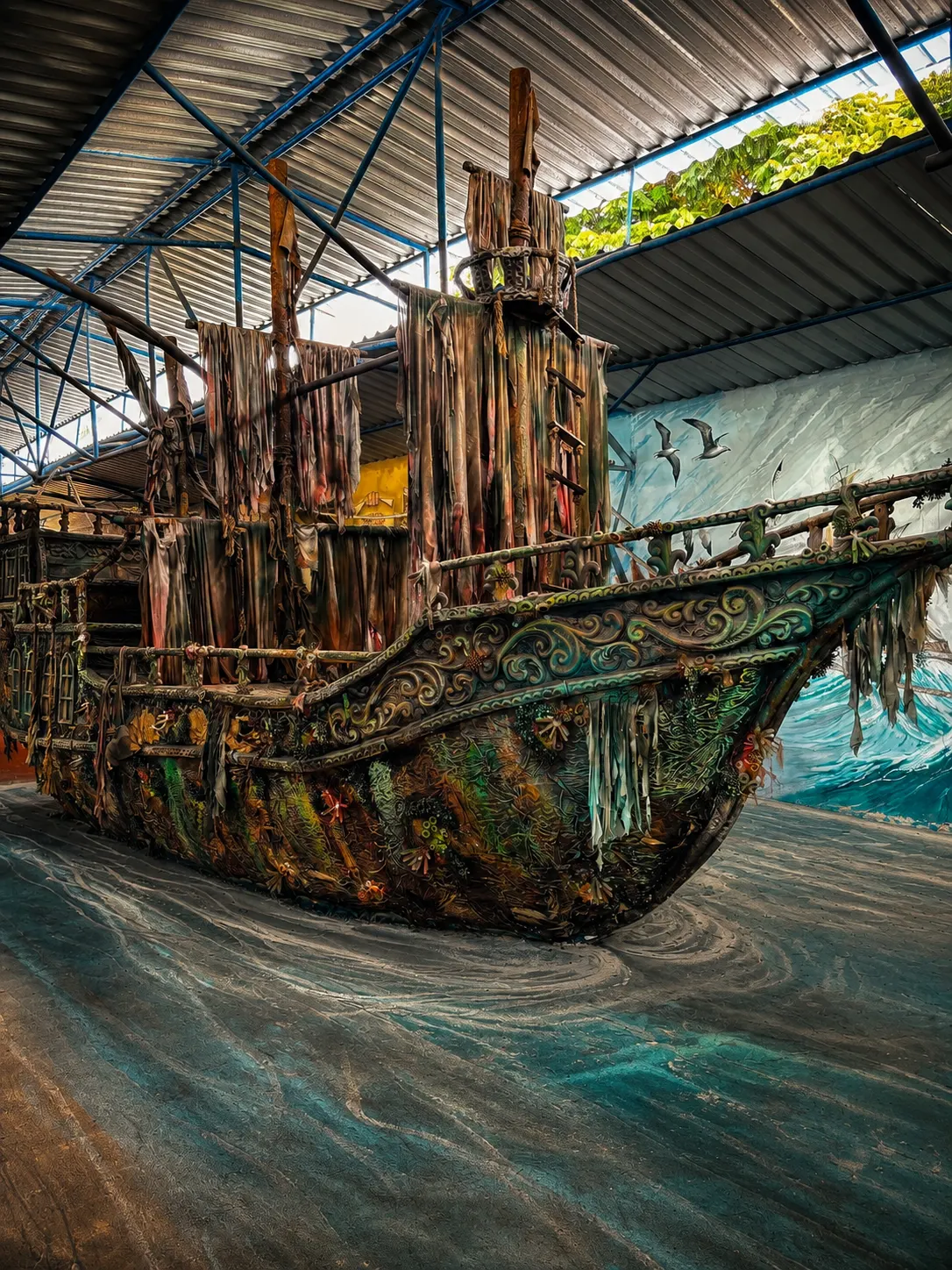 Navio pirata do parque